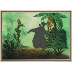 Original Production Cel and Production Background from "The Jungle Book"