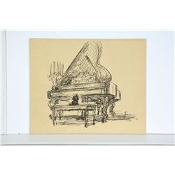 Ken Anderson Original Concept Art  from  The Aristocats .