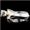 Image 3 : 18K TT Gold 1.36ctw Diamond Ring