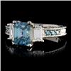 Image 2 : 18K White Gold 2.01ctw Fancy Color Diamond Ring