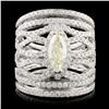 Image 1 : 14K Gold 2.58ctw Diamond Ring