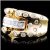 Image 2 : 14K Yellow Gold 1.25ctw Diamond Ring