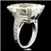 Image 5 : 18K Gold 24.81ctw Diamond Ring
