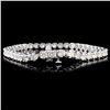 Image 2 : `14K Gold 7.00ctw Diamond Bracelet