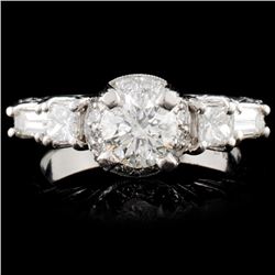Platinum 1.35ctw Diamond Ring