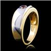 Image 2 : 14K Two Tone 0.30ct Fancy Color Diamond Ring