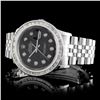 Image 2 : Rolex SS DateJust 2.50CT Diamond Wristwatch