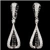 Image 1 : 14K Gold 1.61ctw Fancy Color Diamond Earrings
