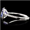 Image 3 : 14K Gold 1.61ct Tanzanite & 0.42ctw Diamond Ring
