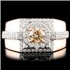 Image 1 : 14K Gold 1.38ctw Diamond Ring