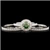 Image 2 : 14K Gold 1.10ctw Fancy Color Diamond Ring