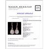 Image 3 : 14K White Gold 2.53ctw Fancy Color Diamond Earring