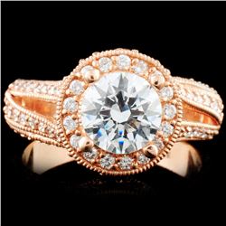 14K Gold 1.71ctw Diamond Ring