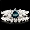 Image 1 : 18K Gold 1.52ctw Fancy Color Diamond Ring