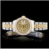 Image 1 : Rolex TT DateJust Diamond Ladies Watch