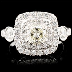 18K Gold 1.66ctw Diamond Ring