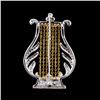 Image 2 : 18K Two Tone 1.21ct Diamond Brooch