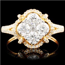 14K Gold 1.45ctw Diamond Ring