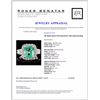 Image 4 : 18K White Gold 2.74ct Emerald & 1.08ct Diamond Rin