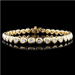 18K Gold 2.67ctw Diamond Bracelet