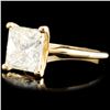 Image 2 : 14K Gold 3.02ct Solitaire Diamond Ring