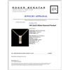 Image 3 : 14K Gold 0.56ctw Diamond Pendant