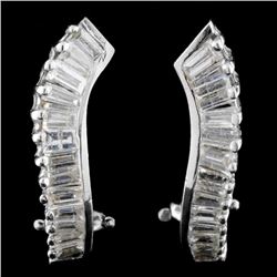 14K Gold 2.30ctw Diamond Earrings