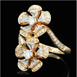 18K Rose Gold 1.93ctw Diamond Ring