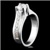 Image 1 : 14K Gold 0.81ctw Diamond Ring