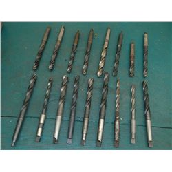 #2 Morse Taper Drill Bits, 17 Total