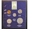 Image 2 : World War II Victory Coin & Stamp Collection - 4 Silver Coins - By First Commemorative Mint