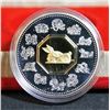 Image 1 : 1999 Canada Sterling Silver Lunar Coin By RCM - Year Of The Rabbit