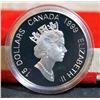 Image 2 : 1999 Canada Sterling Silver Lunar Coin By RCM - Year Of The Rabbit