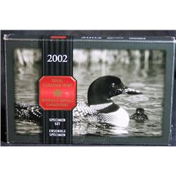 2002 Canada Specimen Coin Set, In Original Box By RCM