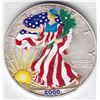 Image 2 : 2000 USA Fine 1 Oz. Silver Liberty - Painted - NO TAX