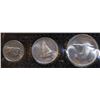 Image 2 : 1967 Canada Centennial Coin Set With Commemorative $1 Dollar Bank Note