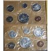Image 2 : Full Run (1961 - 1967) Canadian Silver Proof-Like Coin Sets With Original Envelopes By RCM