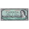 Image 1 : 1954 Bank of Canada Replacement $1 Bank Note - Modified - AU