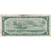 Image 2 : 1954 Bank of Canada $1 Devil's Face Bank Note - VG