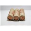 Image 2 : 3 x 1967 Original Bank of Montreal Small One Cent Penny Coin Bank Rolls - Unopened