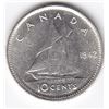 Image 1 : 1942 Canada Silver 10-Cent Dime Coin - Uncirculated