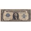 1923 USA $1 One Dollar Silver Certificate - Blue Seal - Large Size - Fine