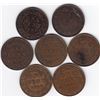 Image 1 : 7 Canada Large One Cent Coins - 1903-1909 - F/EF
