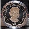 Image 2 : 2015 Canada $15 Fine Silver Coin - Lunar Lotus - Year of the Sheep BY RCM - NO TAX