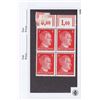 Image 3 : 5 Sleeves Of German Postage Stamps - 5 Denominations - 4 Stamps Each - Hitler On Them