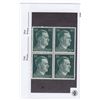 Image 4 : 5 Sleeves Of German Postage Stamps - 5 Denominations - 4 Stamps Each - Hitler On Them