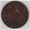 Image 1 : 1859 Canada ICCS Graded Large One Cent Coin - G-4, DP N9 #2 Varient