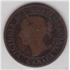 Image 2 : 1859 Canada ICCS Graded Large One Cent Coin - G-4, DP N9 #2 Varient