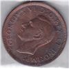 Image 1 : 1944 Canada ICCS Graded Small One Cent Coin - MS-63, Red & Brown
