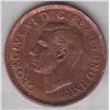 Image 1 : 1946 Canada ICCS Graded Small One Cent Coin - MS-63, Red & Brown